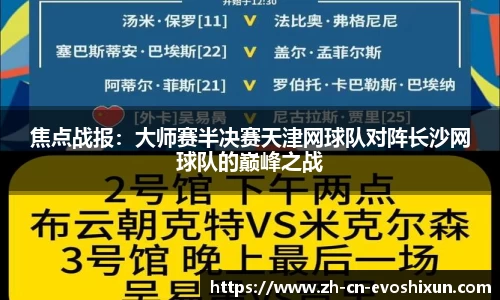 焦点战报：大师赛半决赛天津网球队对阵长沙网球队的巅峰之战